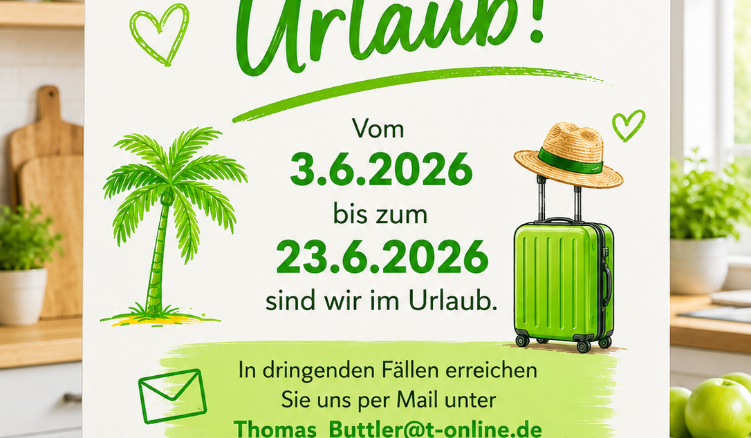 Wir machen Urlaub